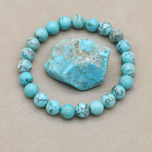 Heidy - Turquoise parelarmband